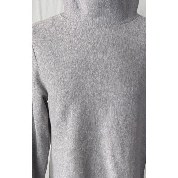 Cos Small Light Gray Turtleneck Sweater 100% Cotton - Picture 6 of 9